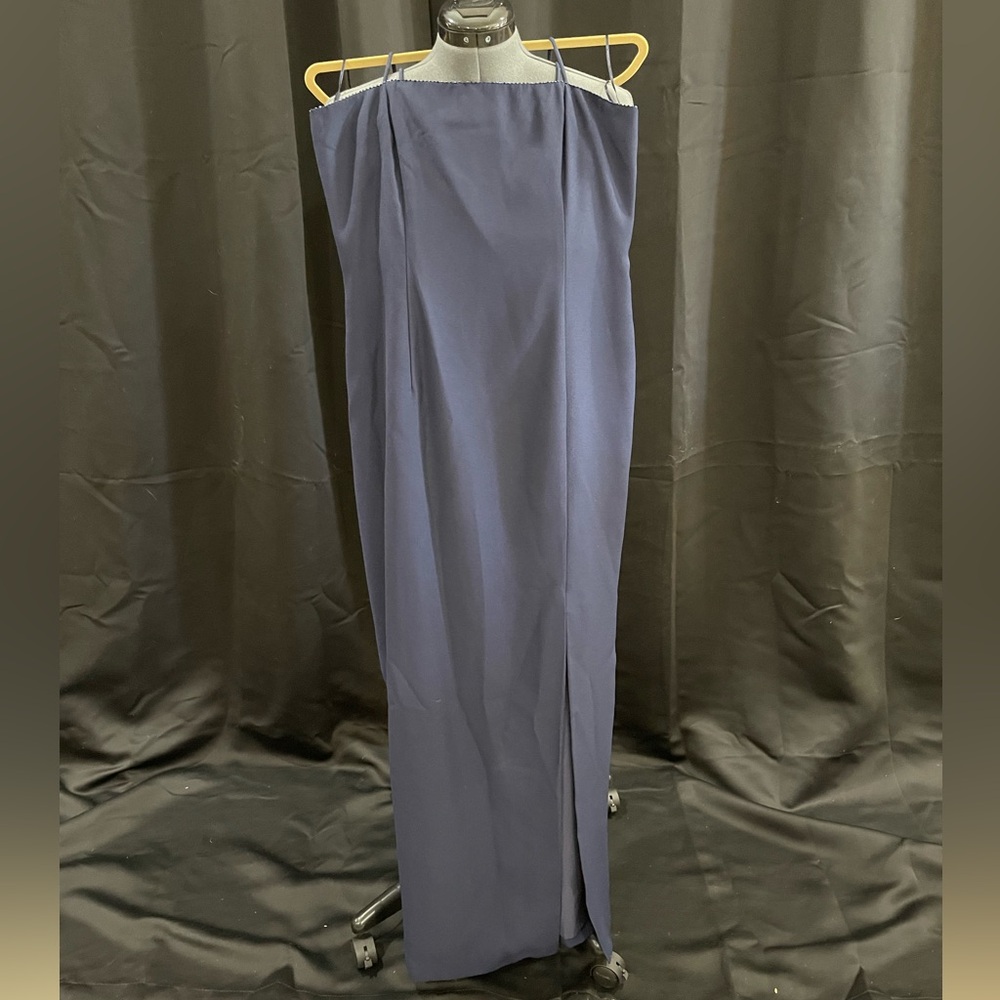 Vintage J.R. Nites Navy Blue Dress, Size 8